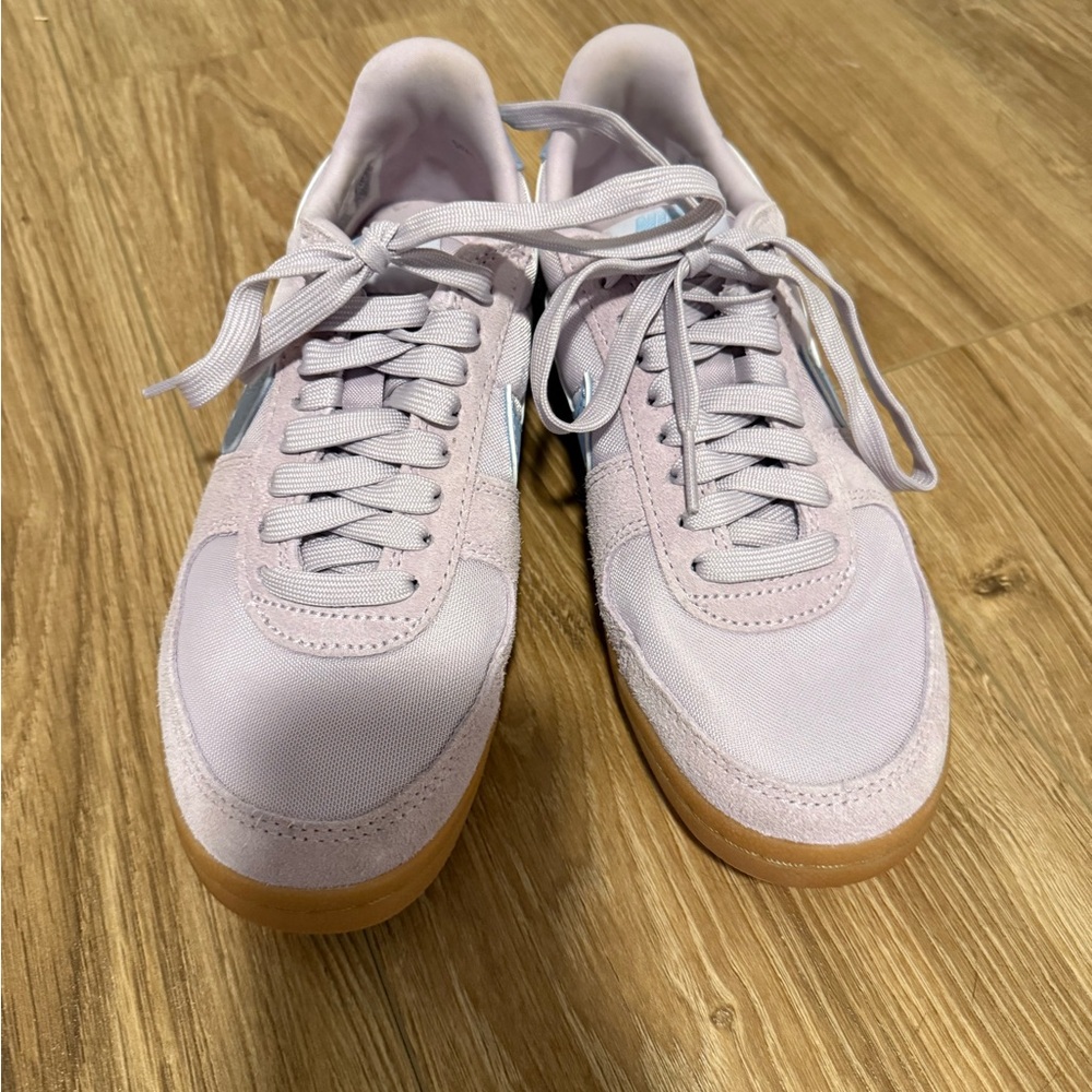 Nike Field General Suede - light purple/pink with light blue check